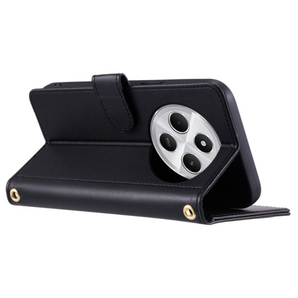 Folio-hoesje Poco C75 Telefoonhoesje Gewatteerd