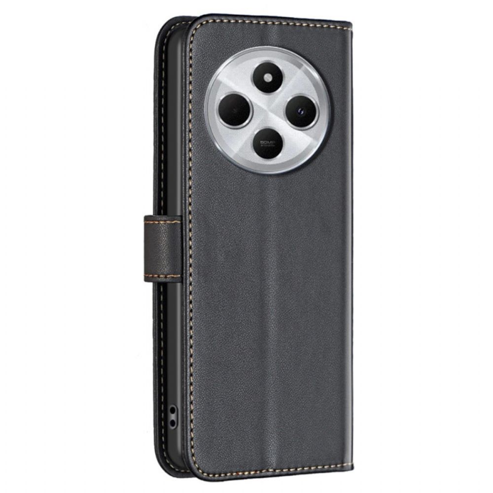 Folio-hoesje Poco C75 Telefoonhoesje Klassieke Kleur