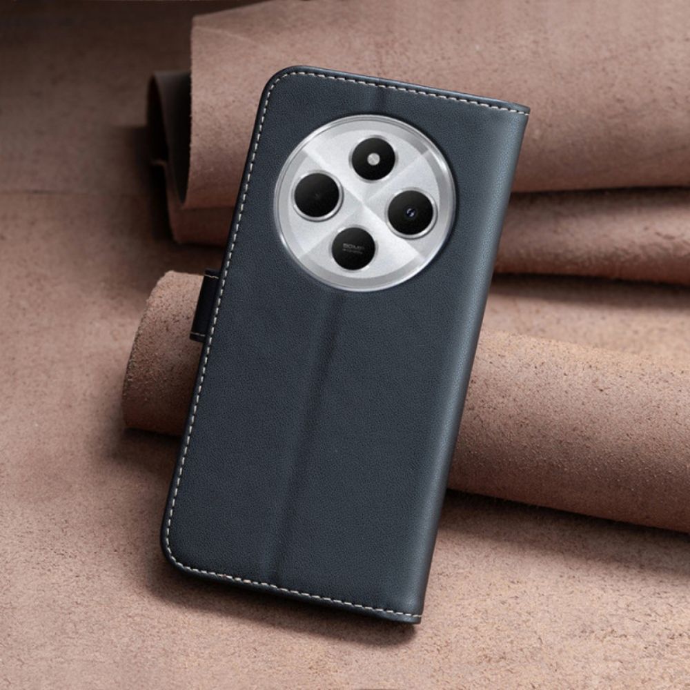 Folio-hoesje Poco C75 Telefoonhoesje Klassieke Kleur