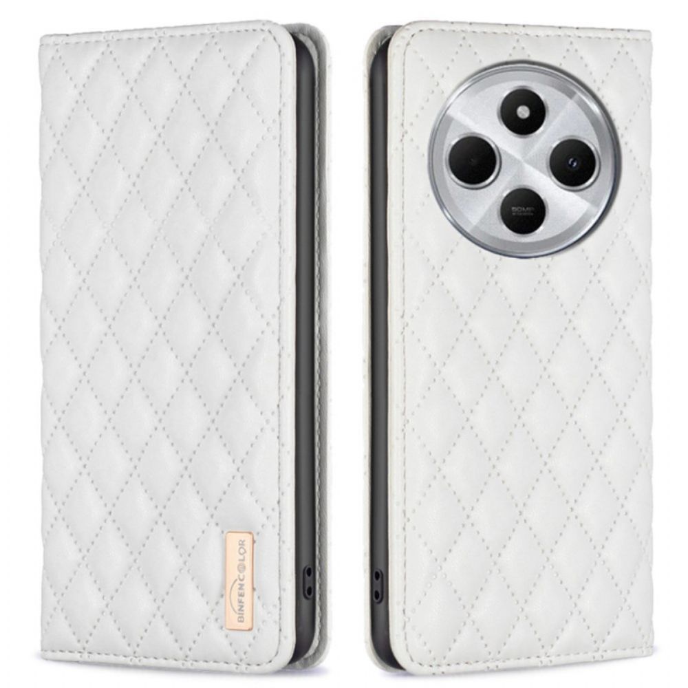 Folio-hoesje Voor Poco C75 Gewatteerd Binfen Color