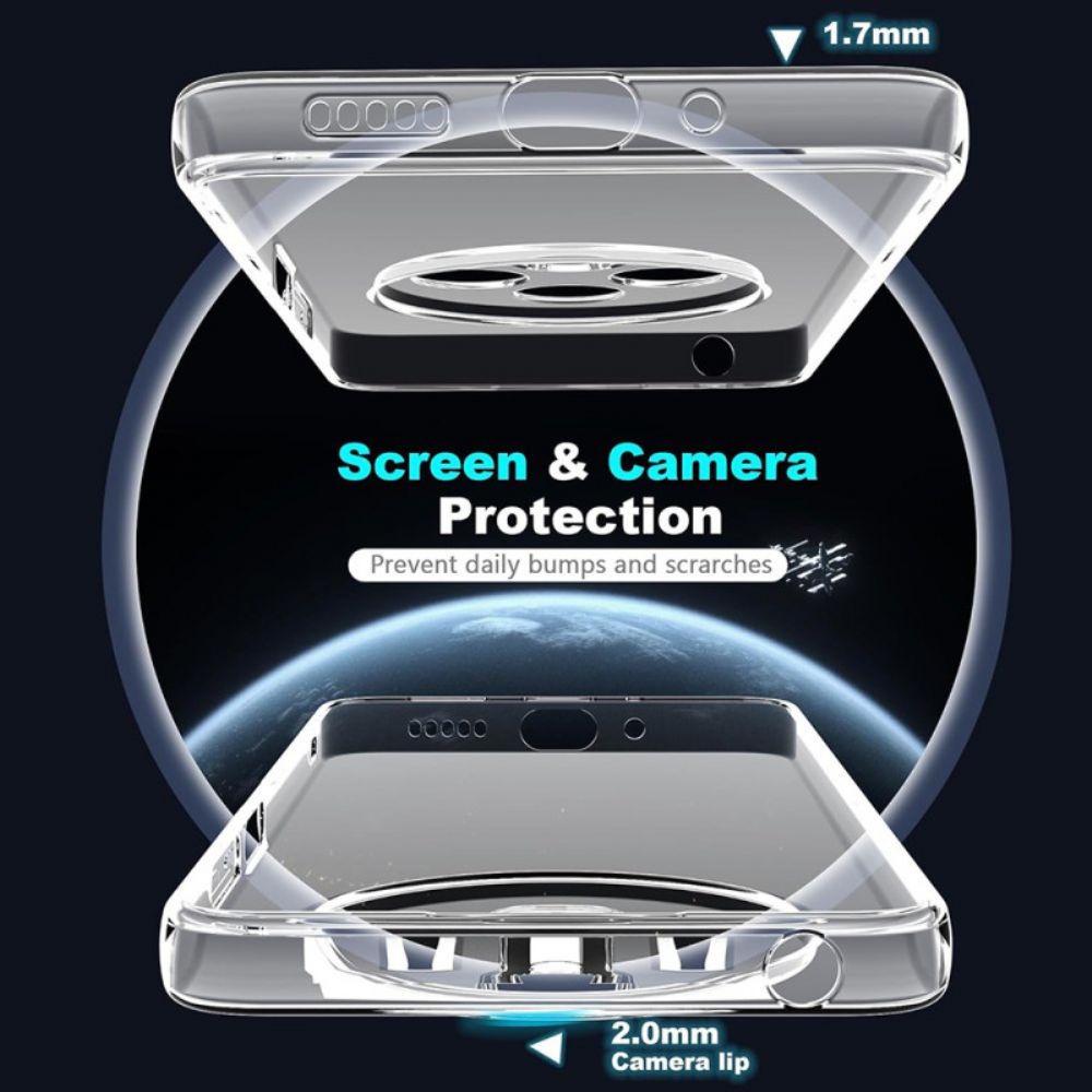 Hoesje Poco C75 Anti-vingerafdruk Transparant