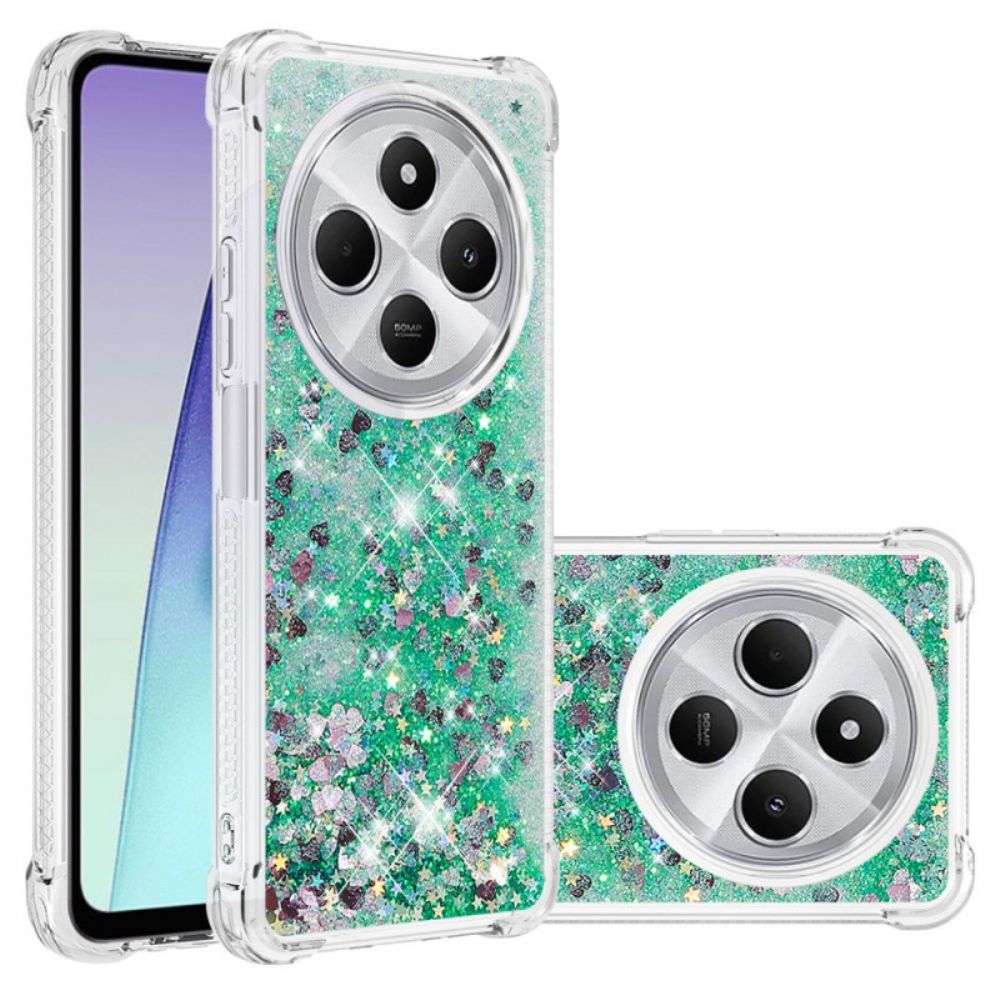 Hoesje Poco C75 Glitter Bescherming Hoesje
