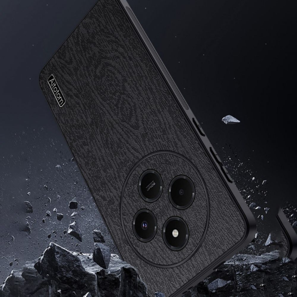 Hoesje Poco C75 Houttextuur Bescherming Hoesje