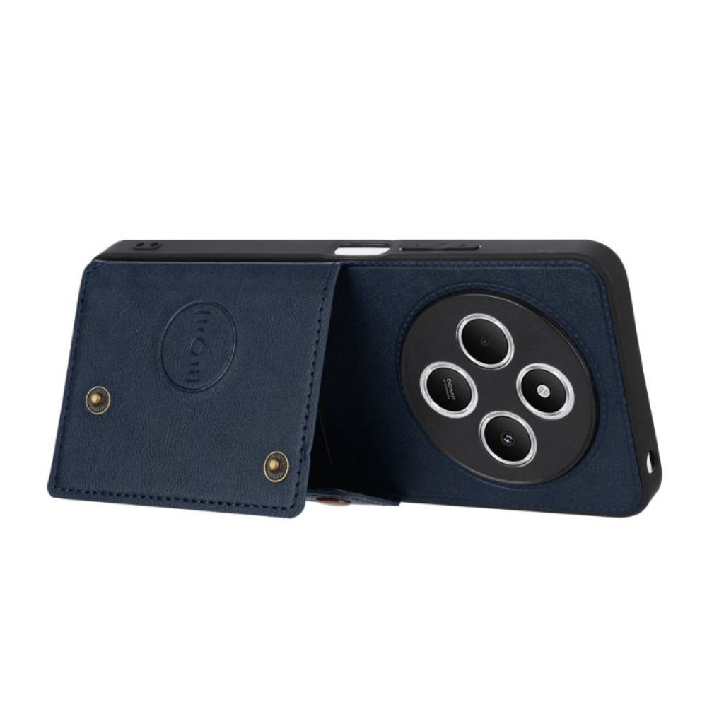 Hoesje Poco C75 Kaarthouder En Standaard Met Ledereffect