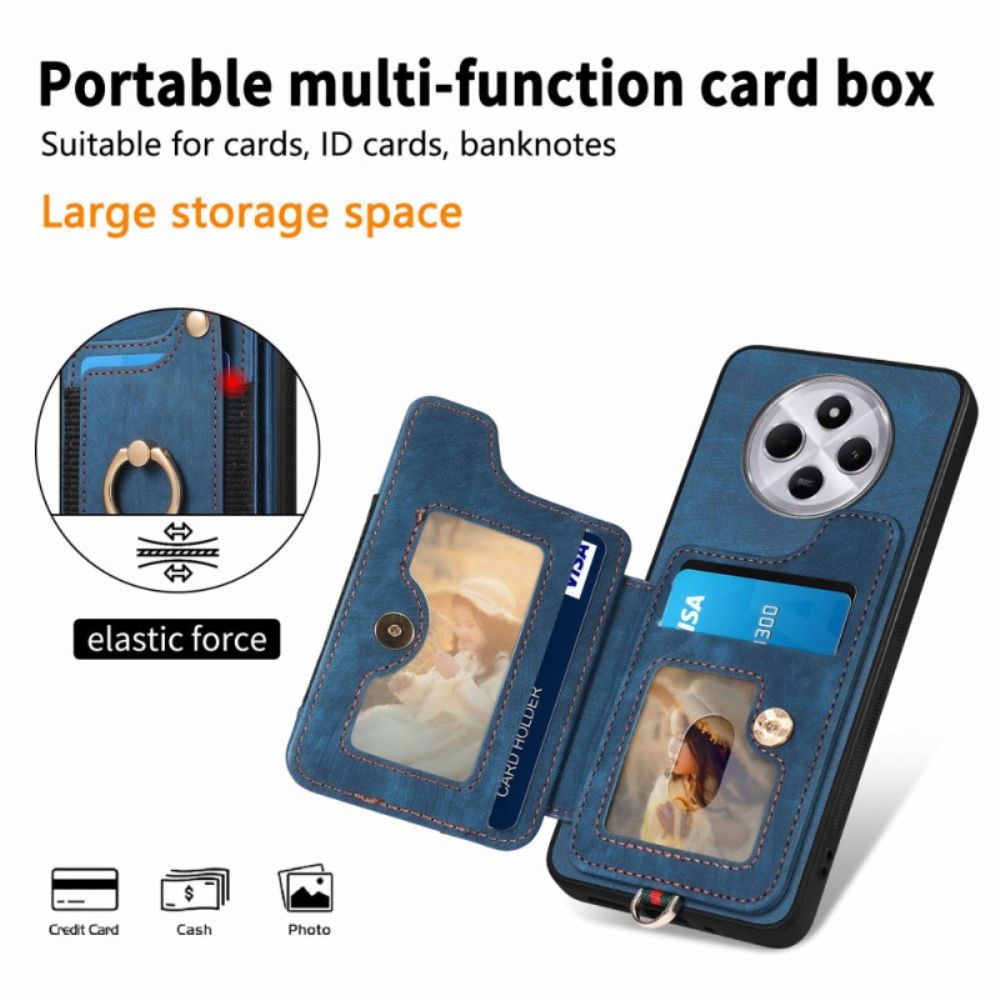 Hoesje Poco C75 Multifunctionele Rfid Bescherming Hoesje