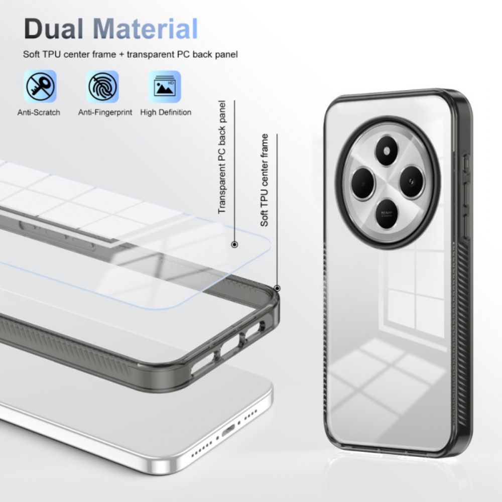 Hoesje Poco C75 Siliconen Frame Bescherming Hoesje