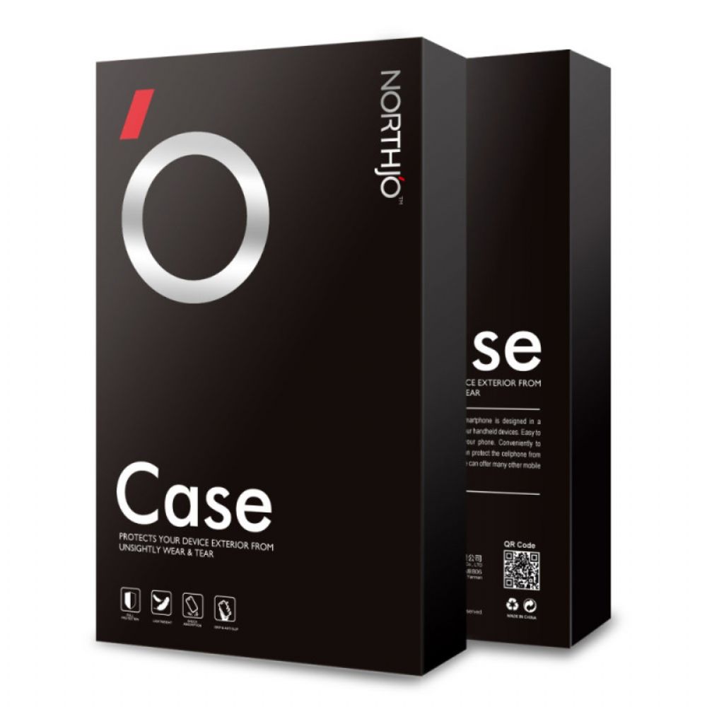 Hoesje Poco C75 Transparant Met Gehard Glazen Schermbeschermer Northjo