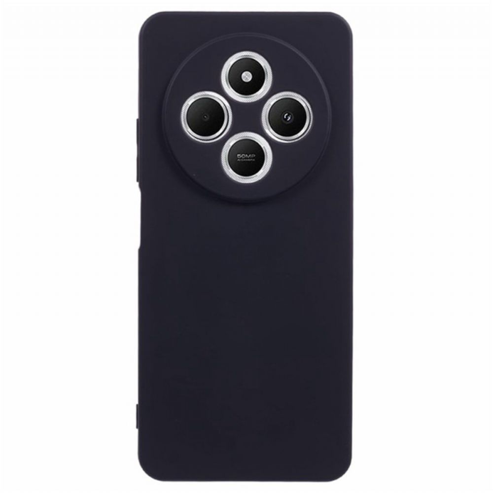 Hoesje Voor Poco C75 Siliconen Met Gehard Glazen Schermbeschermer