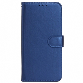 Leren Hoesje Poco C75 Gouden Rozen Kunstleren Riempje Bescherming Hoesje