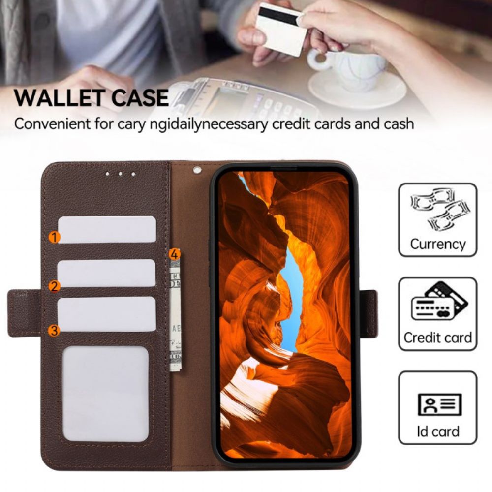 Leren Hoesje Poco C75 Klassieke Kleur Bescherming Hoesje