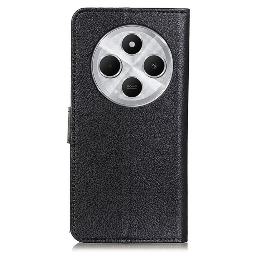 Leren Hoesje Poco C75 Leereffect Bescherming Hoesje