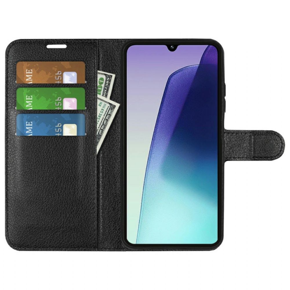 Leren Hoesje Poco C75 Lychee Kunstleer