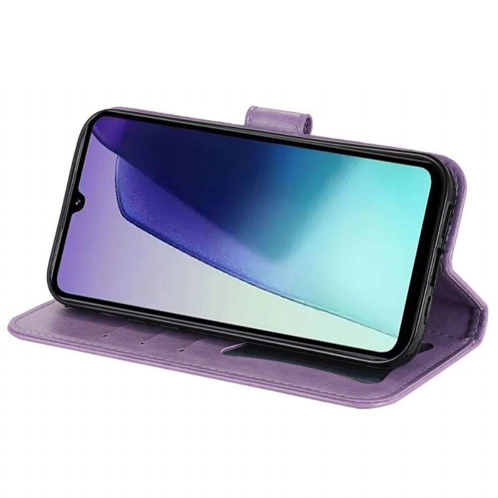 Leren Hoesje Poco C75 Mandalaprint Met Koord