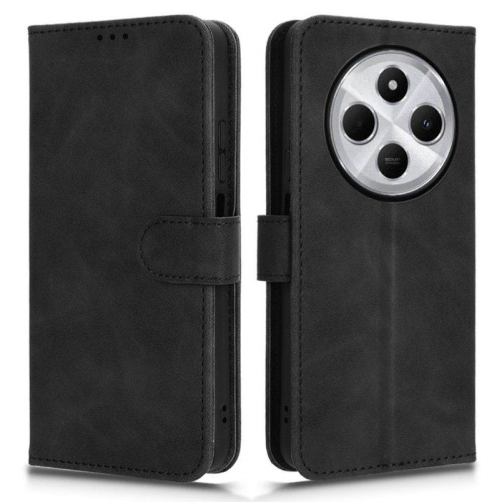 Leren Hoesje Poco C75 Suède-effect Bescherming Hoesje