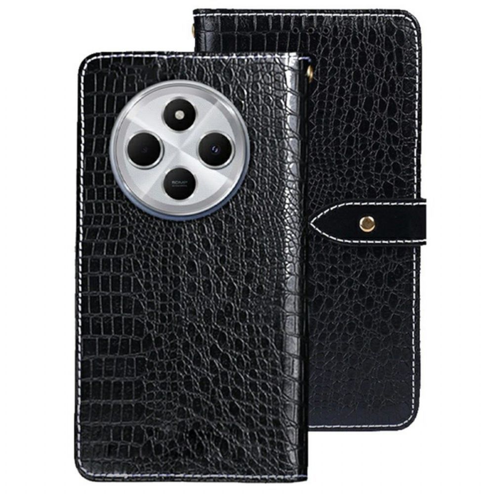 Leren Hoesje Voor Poco C75 Krokodillenleereffect