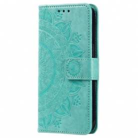 Leren Hoesje Voor Poco C75 Mandala Zon