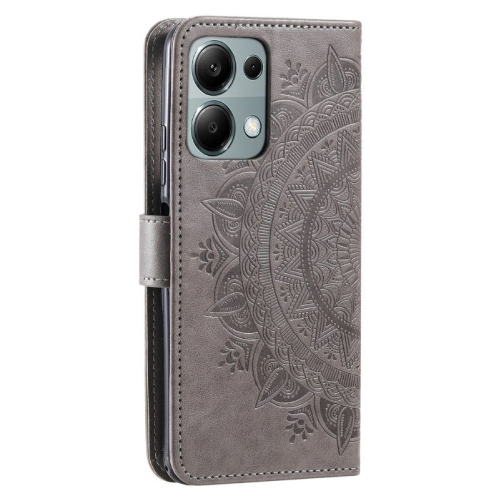 Leren Hoesje Voor Poco C75 Mandala Zon