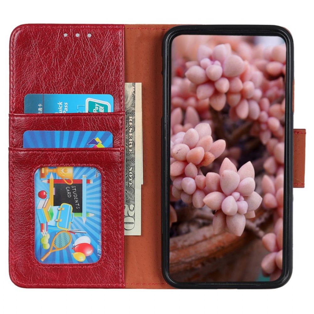Leren Hoesje Voor Poco C75 Nappa Textuur