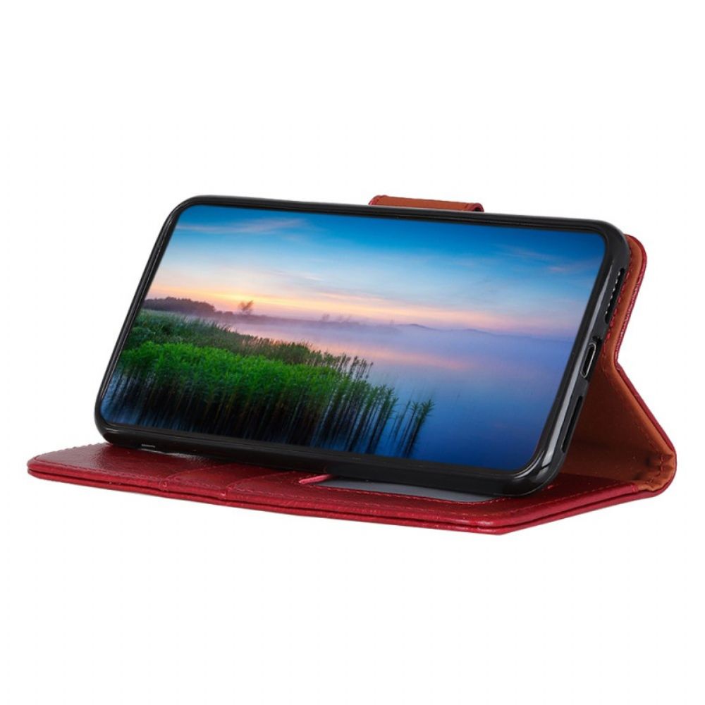 Leren Hoesje Voor Poco C75 Nappa Textuur