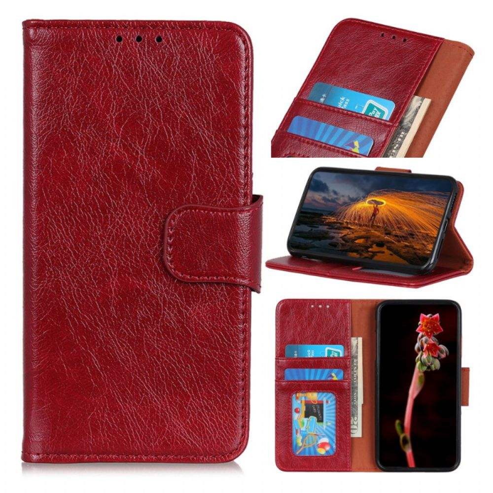 Leren Hoesje Voor Poco C75 Nappa Textuur