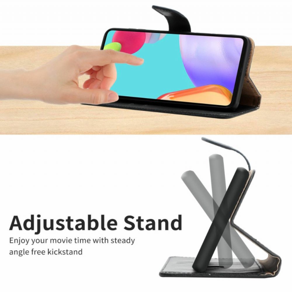 Leren Hoesje Voor Poco C75 Nappaleer