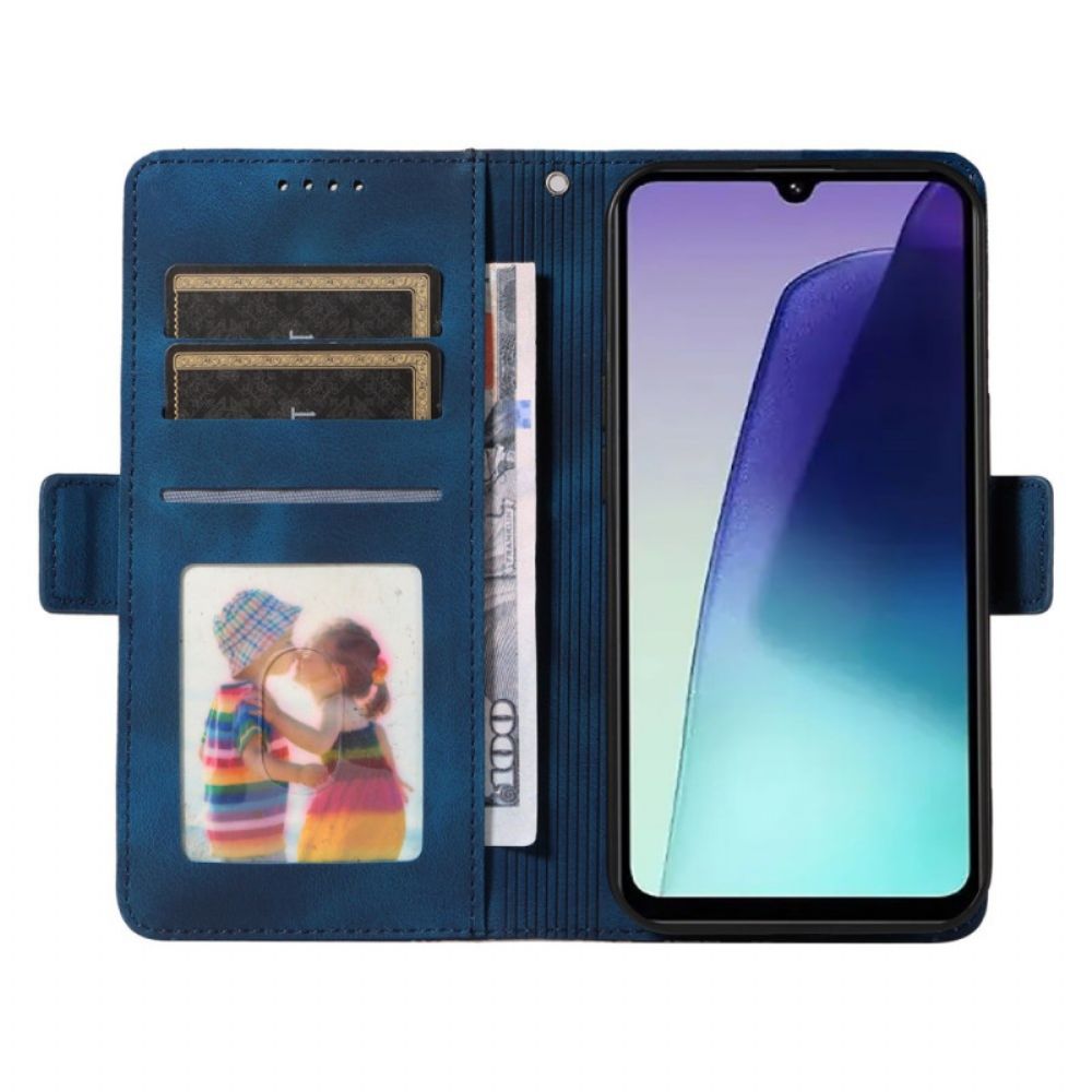 Leren Hoesje Voor Poco C75 Sterrenpatroon