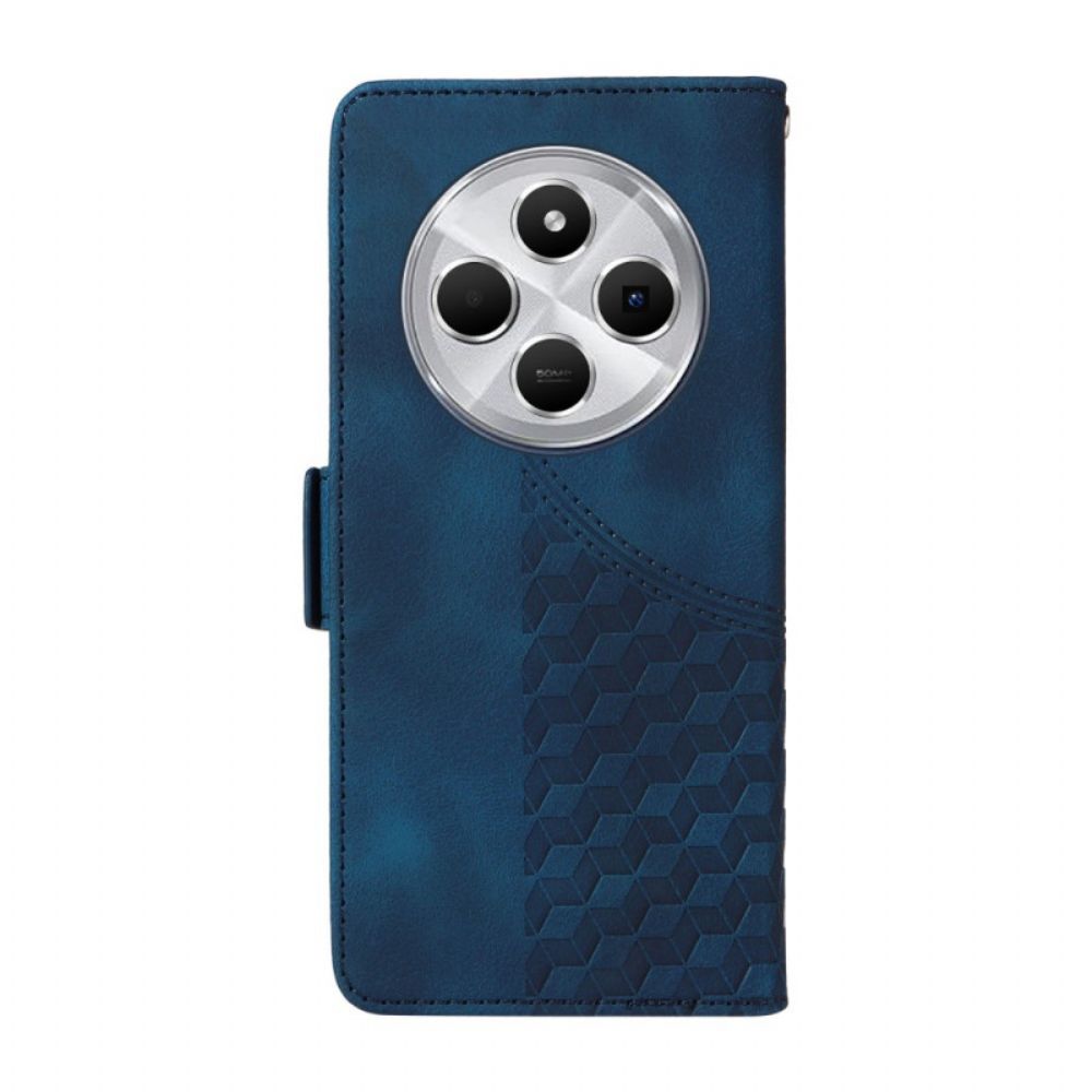 Leren Hoesje Voor Poco C75 Sterrenpatroon