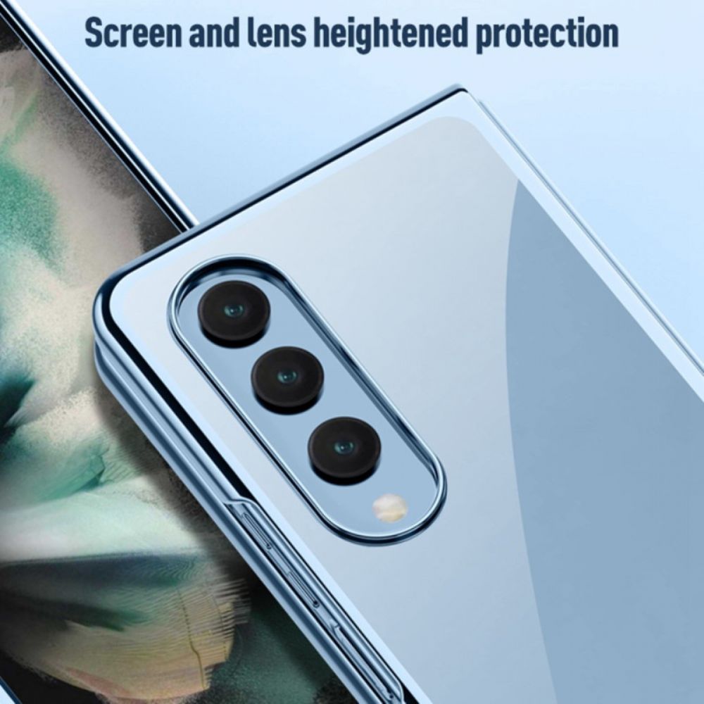 Hoesje voor Samsung Galaxy Z Fold 4 Discreet Metaal