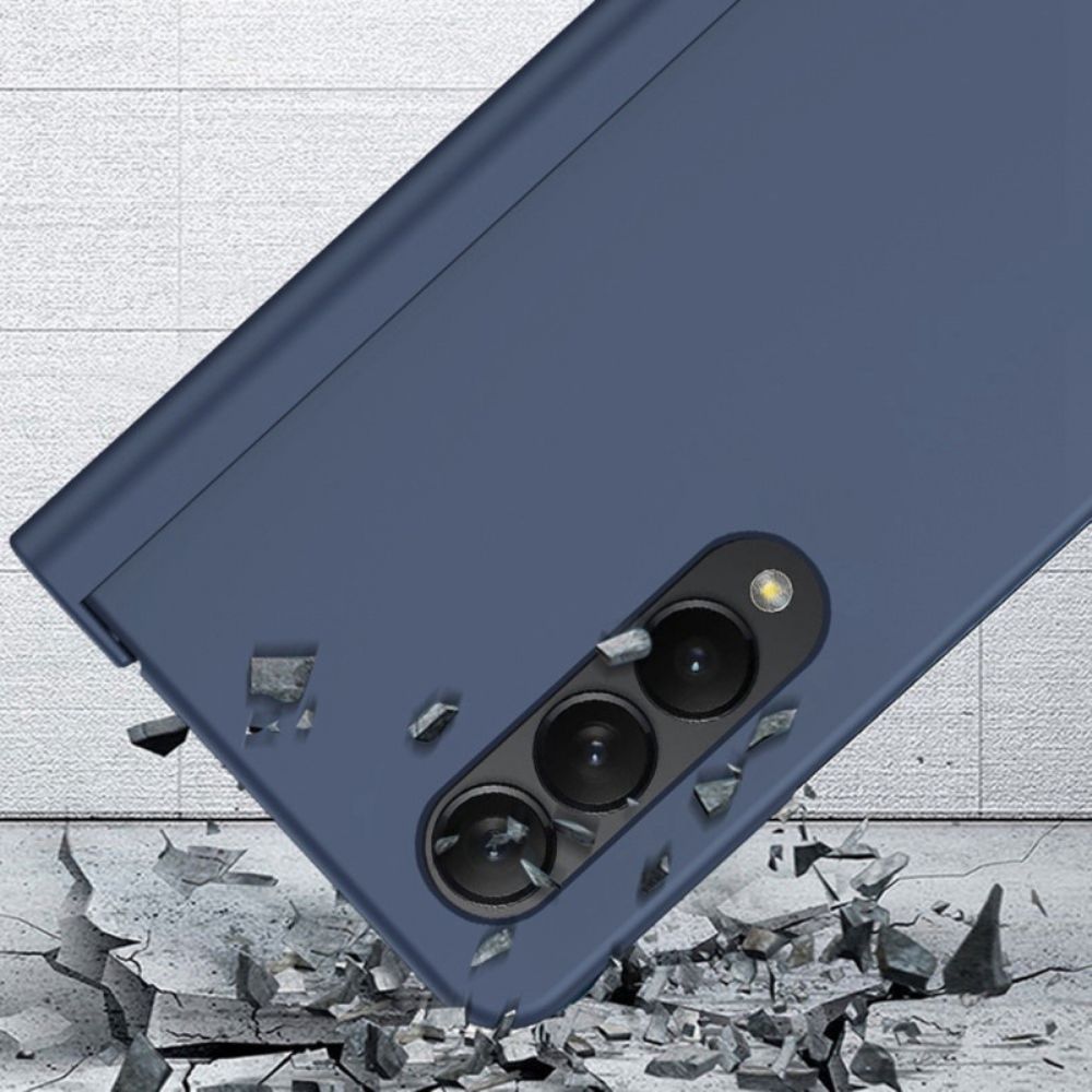 Hoesje voor Samsung Galaxy Z Fold 4 Discrete Mat Scharnierend