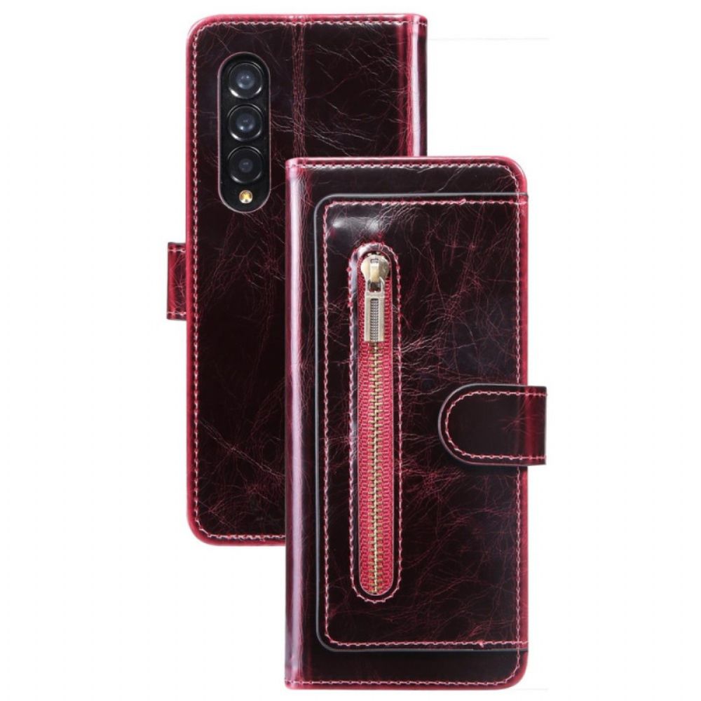 Leren Hoesje voor Samsung Galaxy Z Fold 4 Faux Leather Multi-pockets