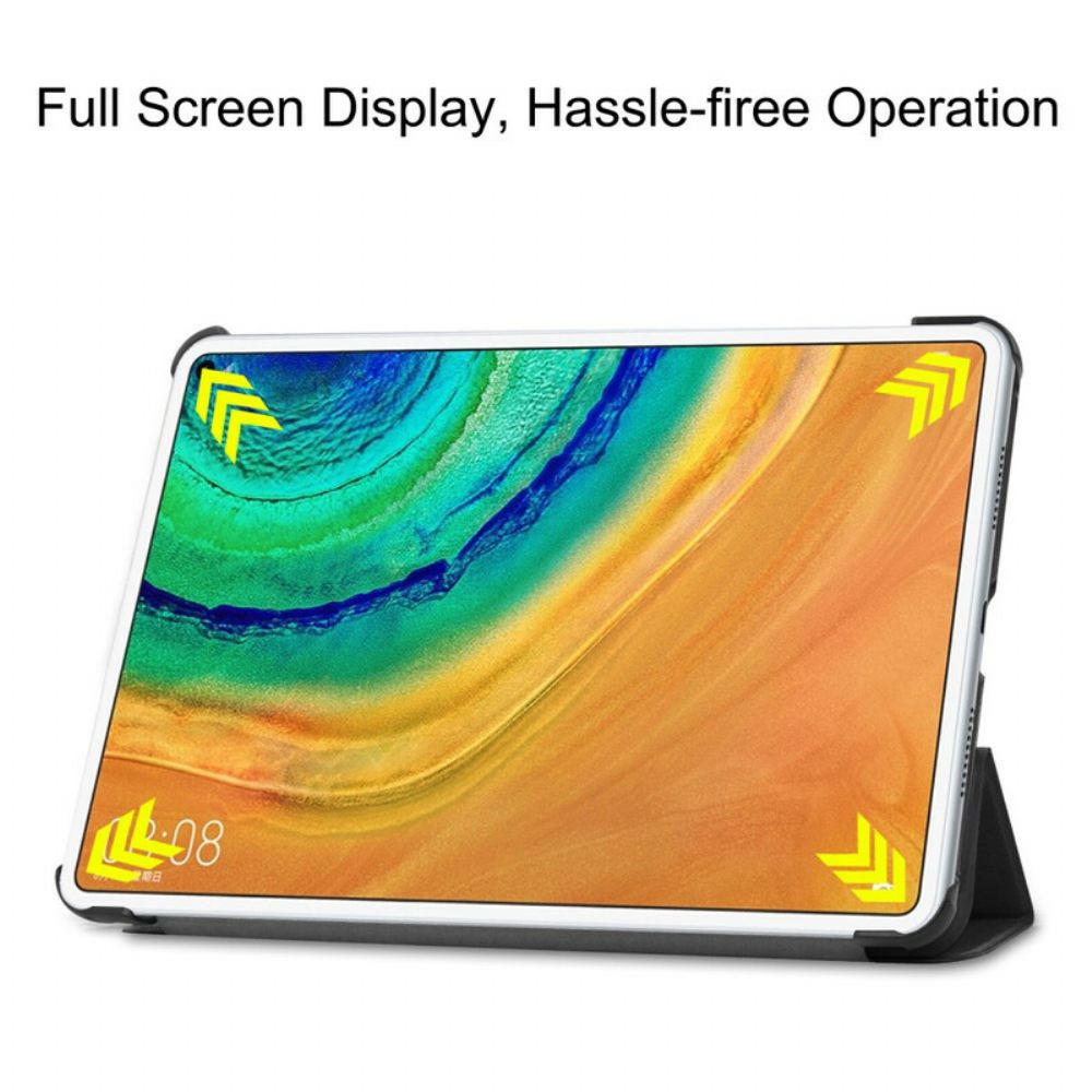 Bescherming Hoesje voor Huawei MatePad Pro Klassiek Kunstleer