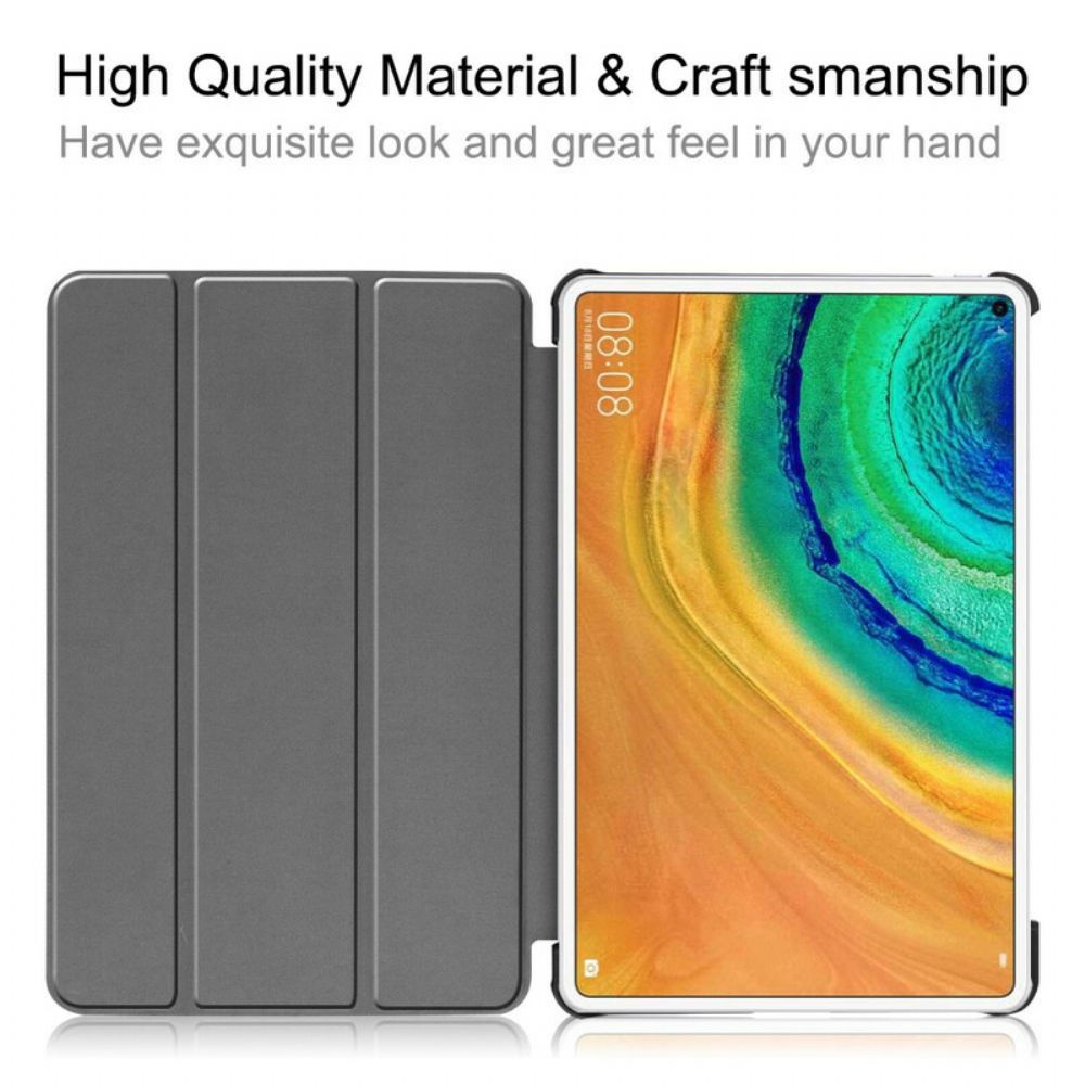 Bescherming Hoesje voor Huawei MatePad Pro Klassiek Kunstleer