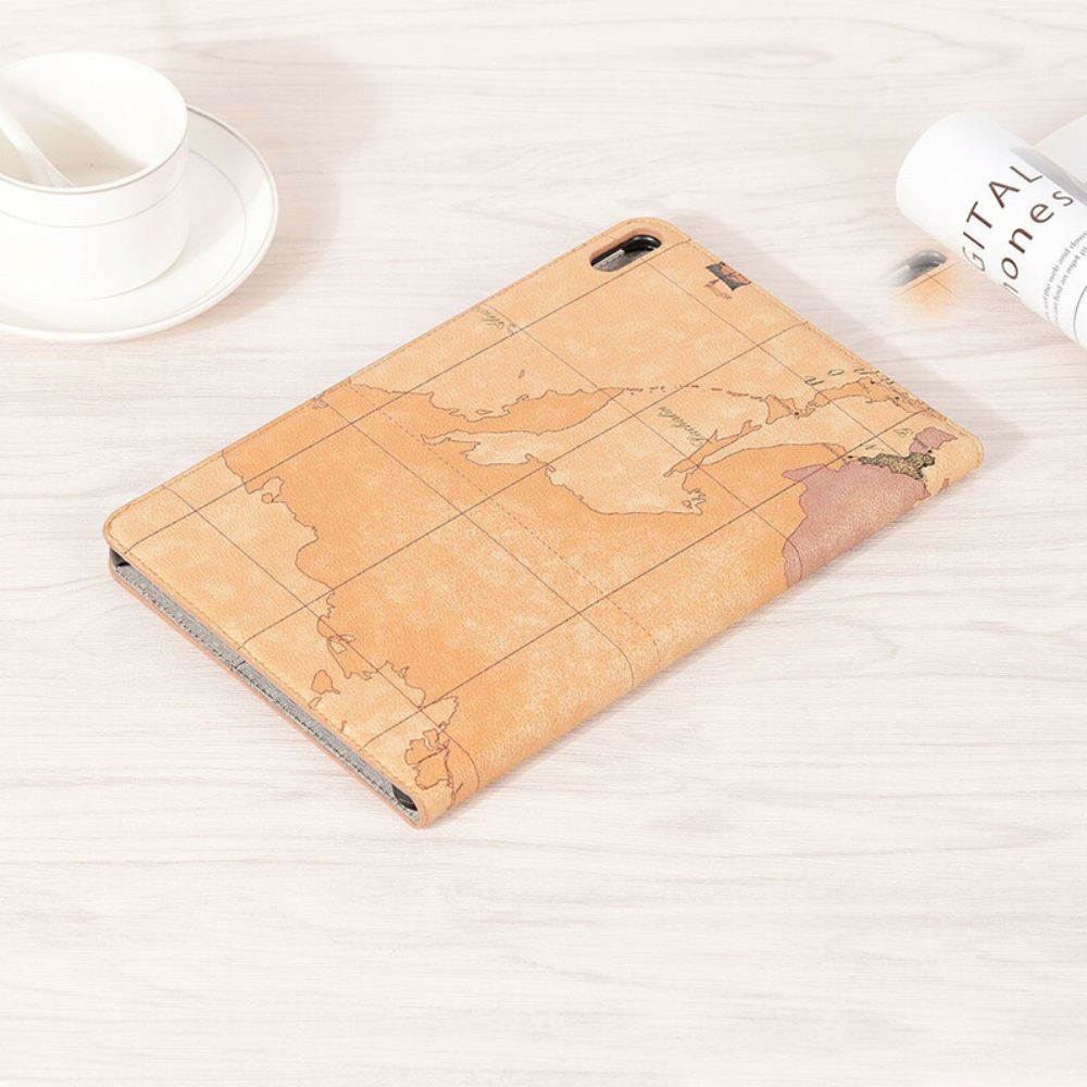 Cover voor Huawei MatePad Pro Wereldkaart
