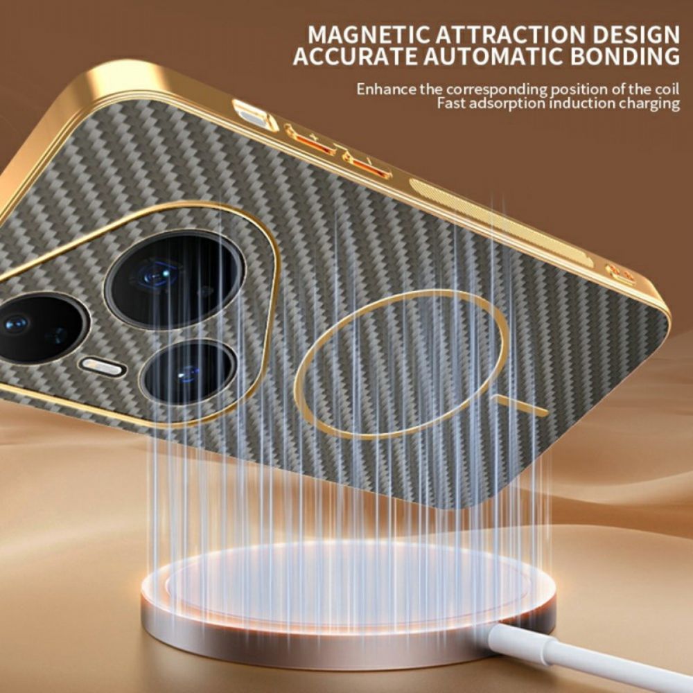 Case Hoesje Huawei Pura 80 Pro Telefoonhoesje Koolstofvezeltextuur