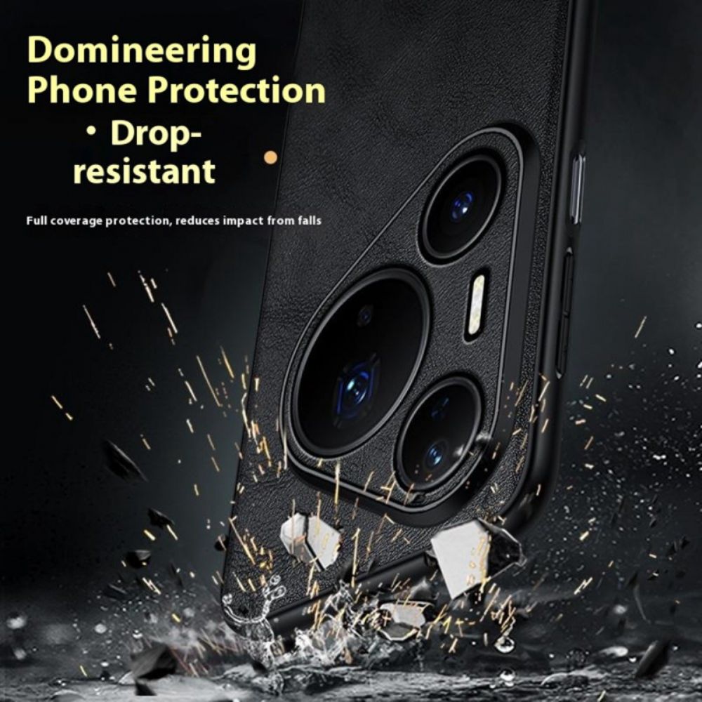 Cover Hoesje Huawei Pura 80 Pro Telefoonhoesje Sulada Lederlook