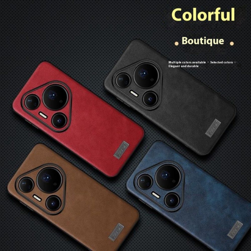Cover Hoesje Huawei Pura 80 Pro Telefoonhoesje Sulada Lederlook