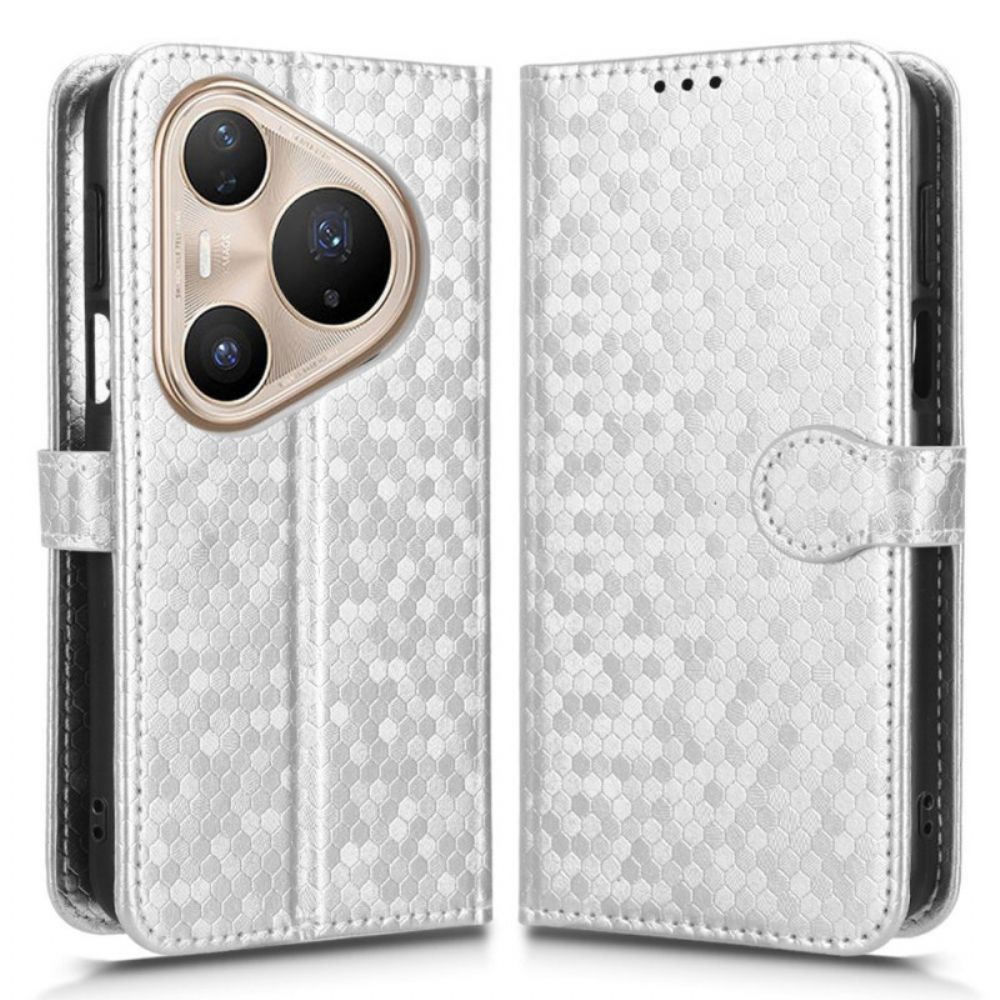 Folio-hoesje Huawei Pura 80 Pro Telefoonhoesje Glitterstippen