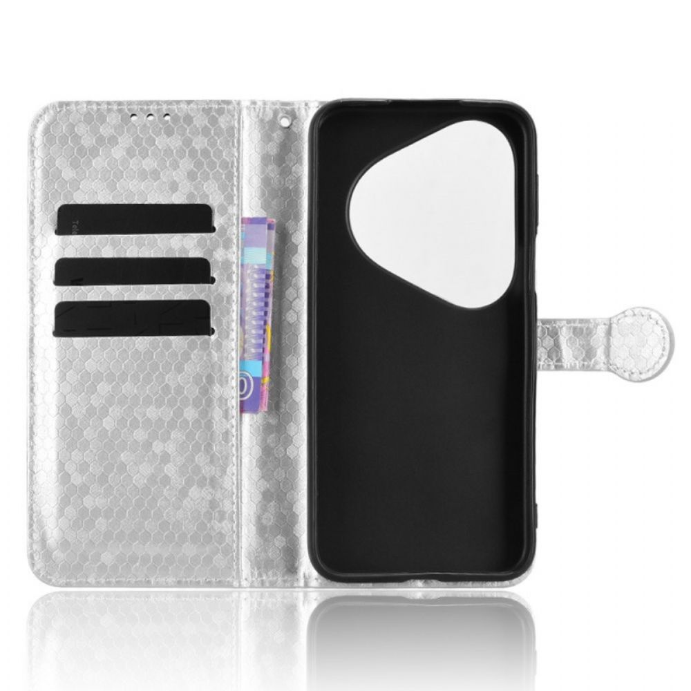 Folio-hoesje Huawei Pura 80 Pro Telefoonhoesje Glitterstippen