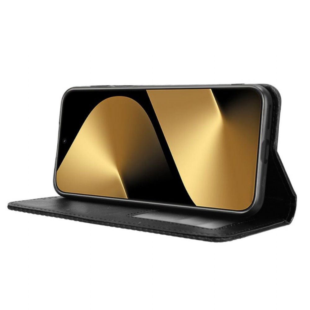 Folio-hoesje Huawei Pura 80 Pro Vintage Rand Bescherming Hoesje