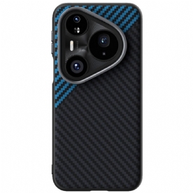 Hoesje Huawei Pura 80 Pro Magsafe Abeel Met Koolstofvezeltextuur