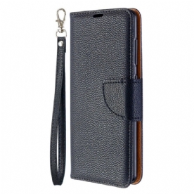 Folio-hoesje voor Samsung Galaxy A41 Flip Case Litchi Flap Schuin