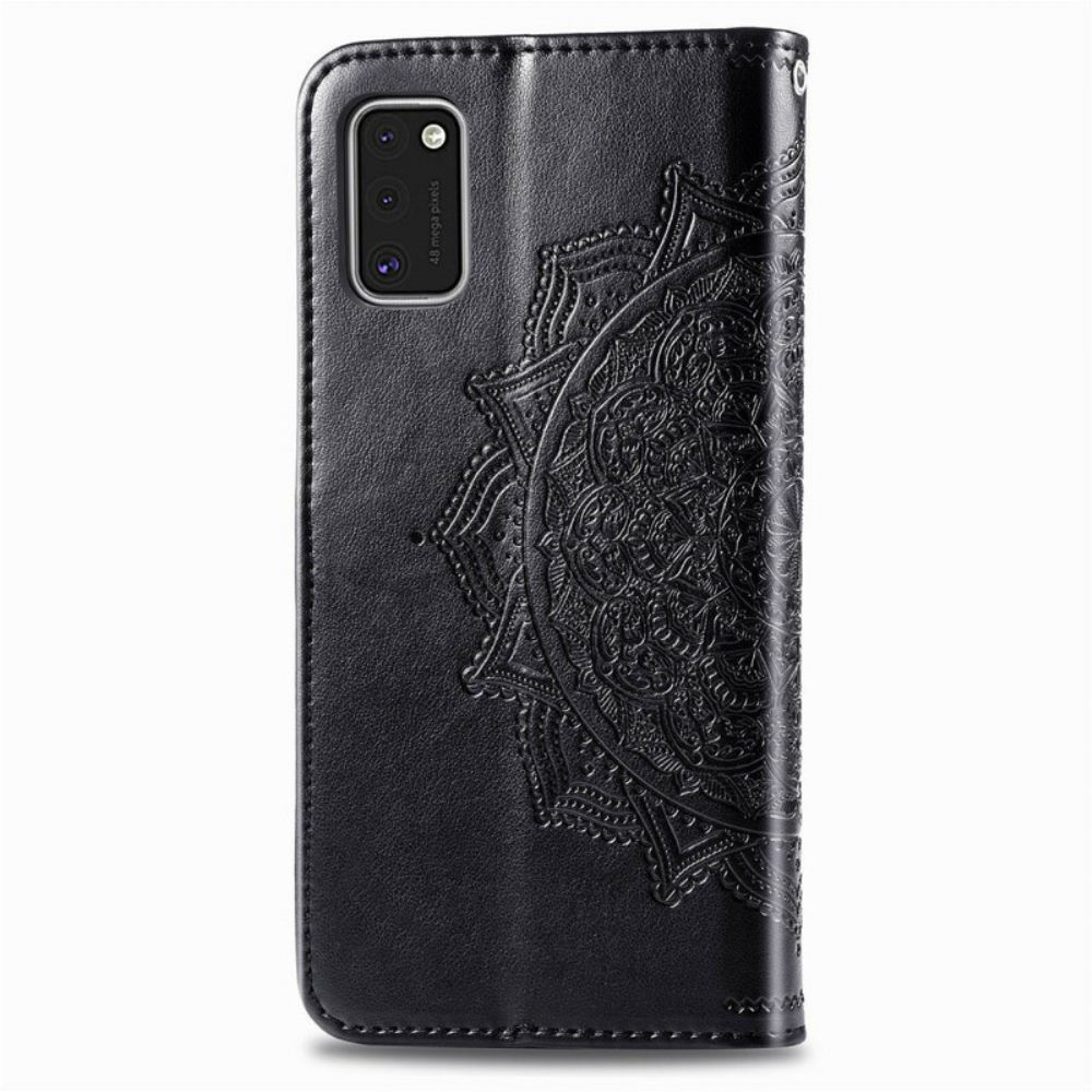 Folio-hoesje voor Samsung Galaxy A41 Mandala Van Middelbare Leeftijd