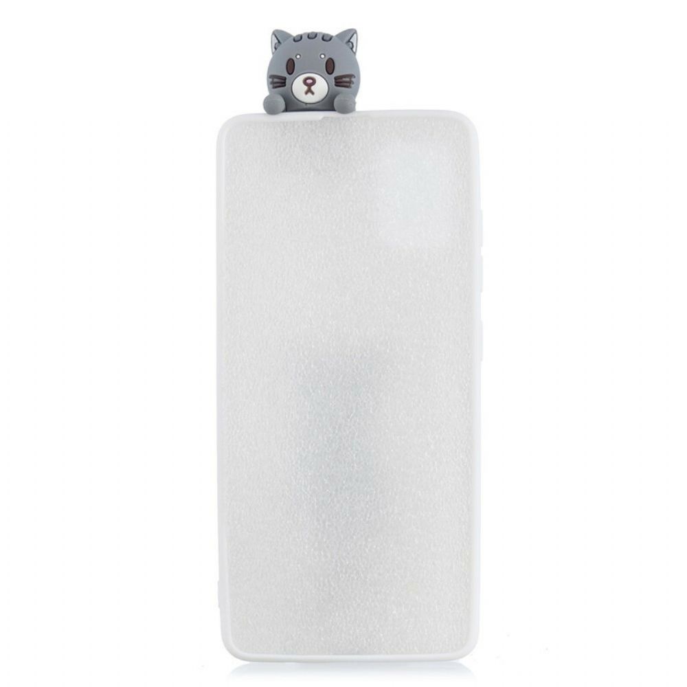 Hoesje voor Samsung Galaxy A41 Charmant Poesje 3d