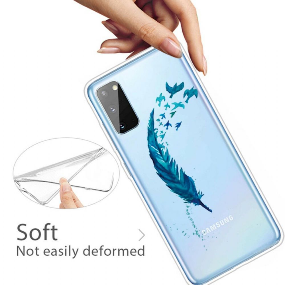 Hoesje voor Samsung Galaxy A41 Mooie Veer