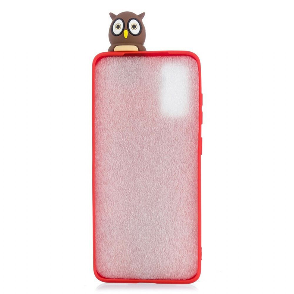 Telefoonhoesje voor Samsung Galaxy A41 Miss Uil 3d