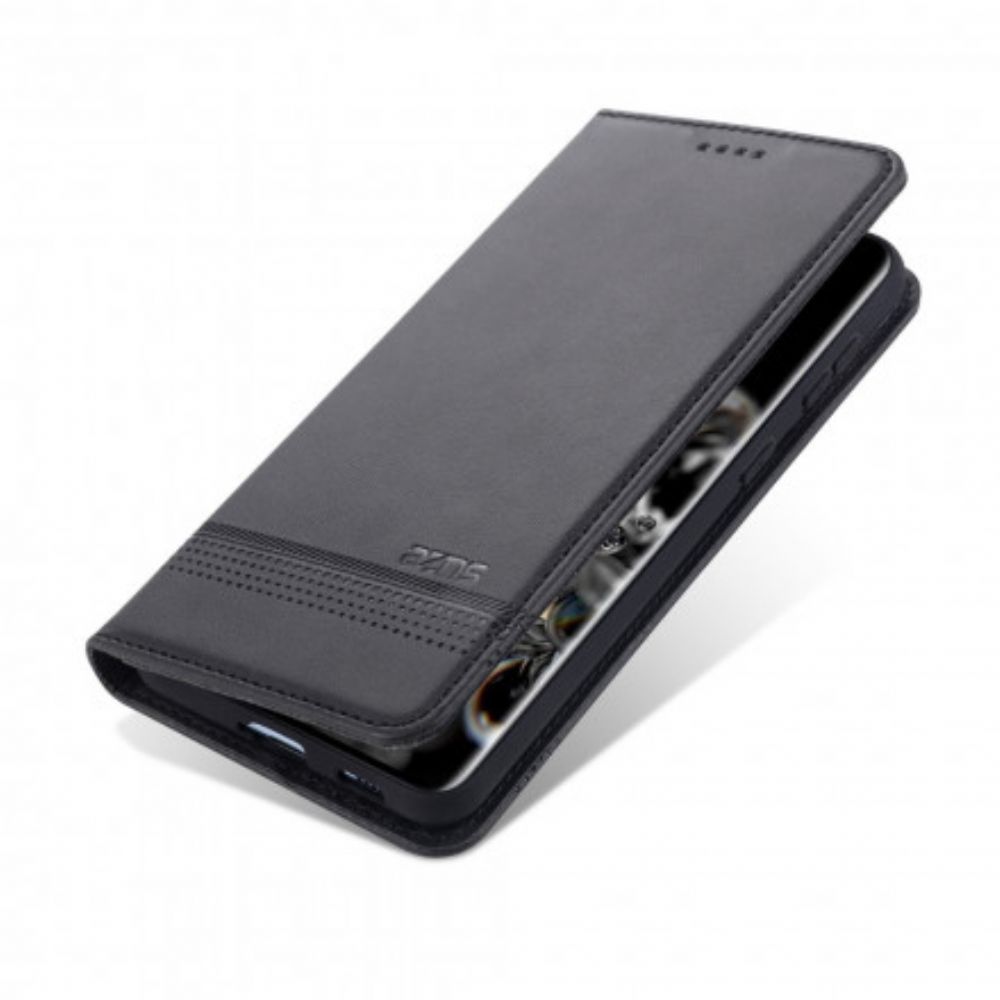 Bescherming Hoesje voor Samsung Galaxy S21 5G Folio-hoesje Azns Lederen Stijl