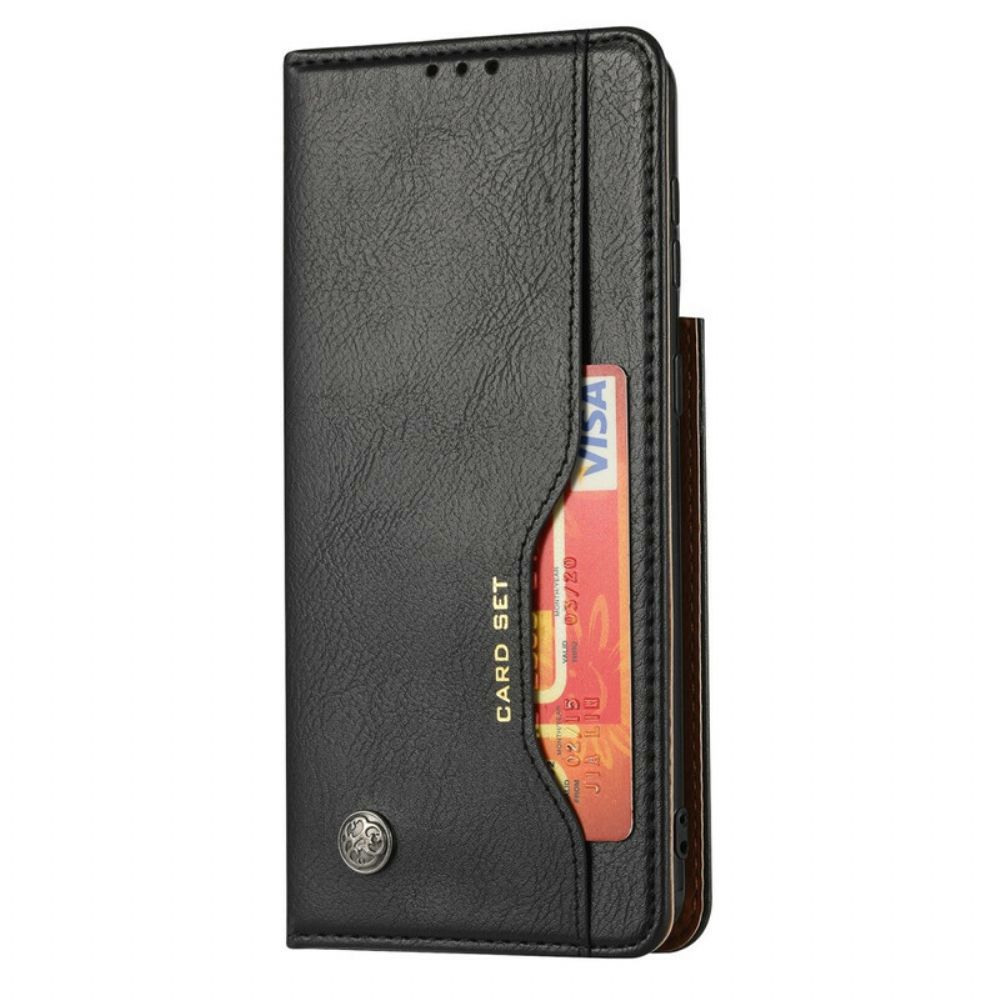 Bescherming Hoesje voor Samsung Galaxy S21 5G Folio-hoesje Kunstleer Kaarthouder