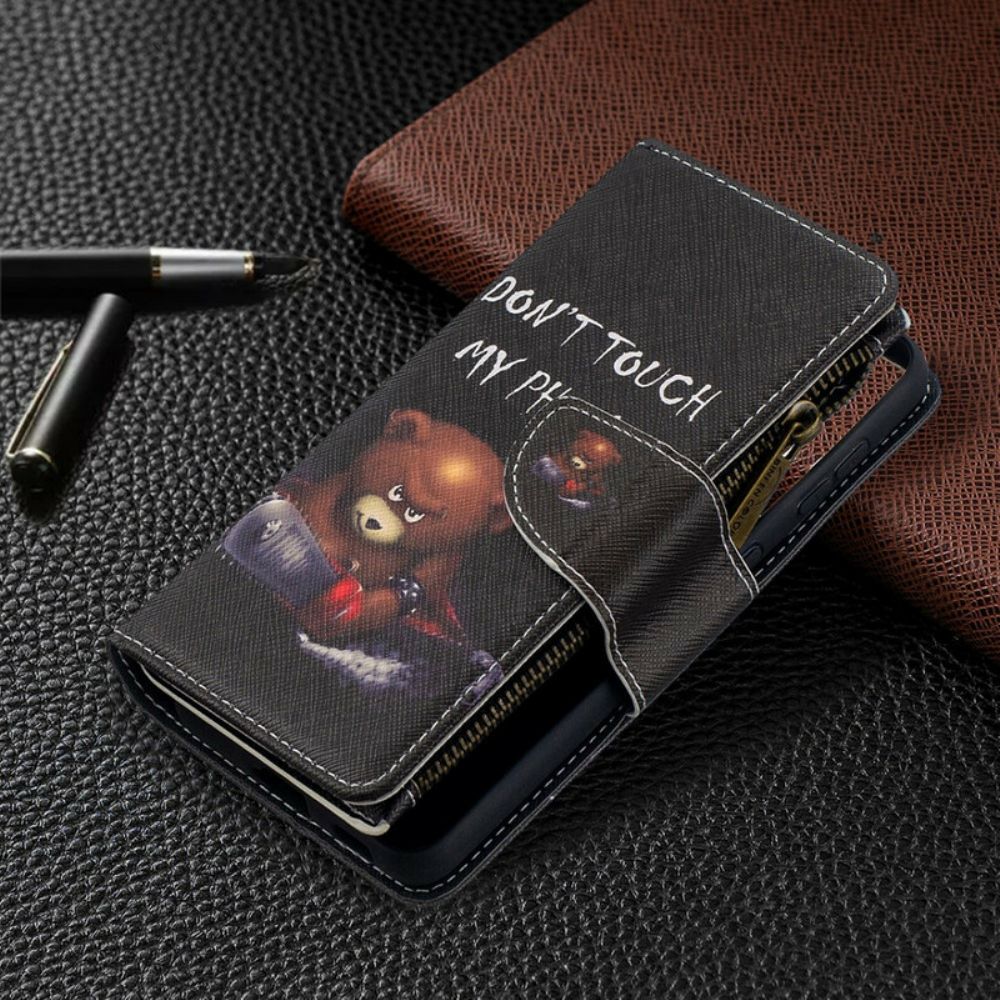 Folio-hoesje voor Samsung Galaxy S21 5G Beerzak Met Rits