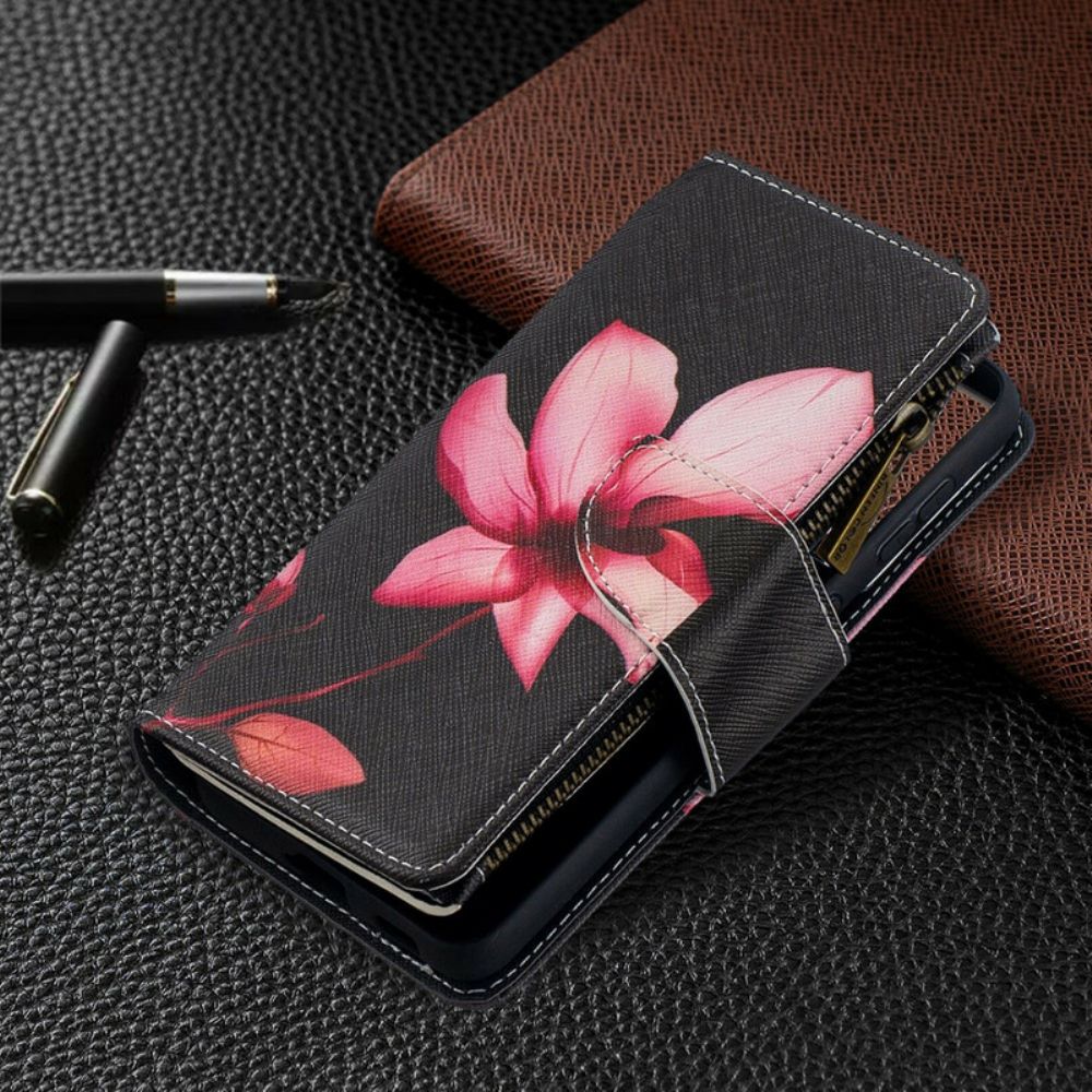 Folio-hoesje voor Samsung Galaxy S21 5G Bloemzak Met Rits