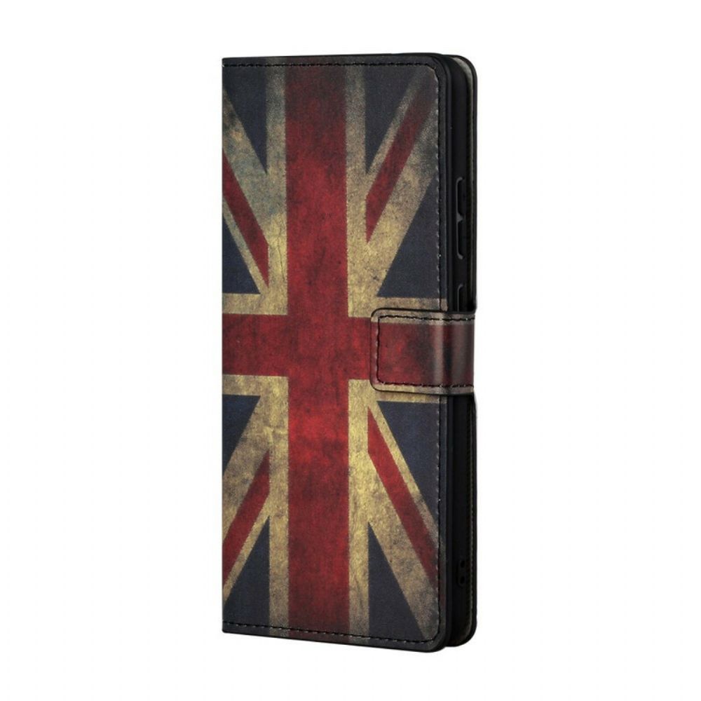 Folio-hoesje voor Samsung Galaxy S21 5G Engeland Vlag
